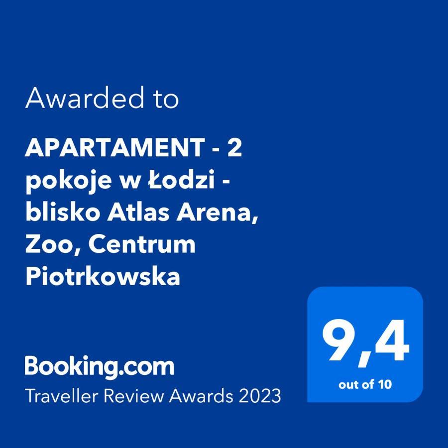 Apartament - 2 Pokoje W Lodzi - Blisko Atlas Arena, Zoo, Centrum, Piotrkowska Eksteriør bilde